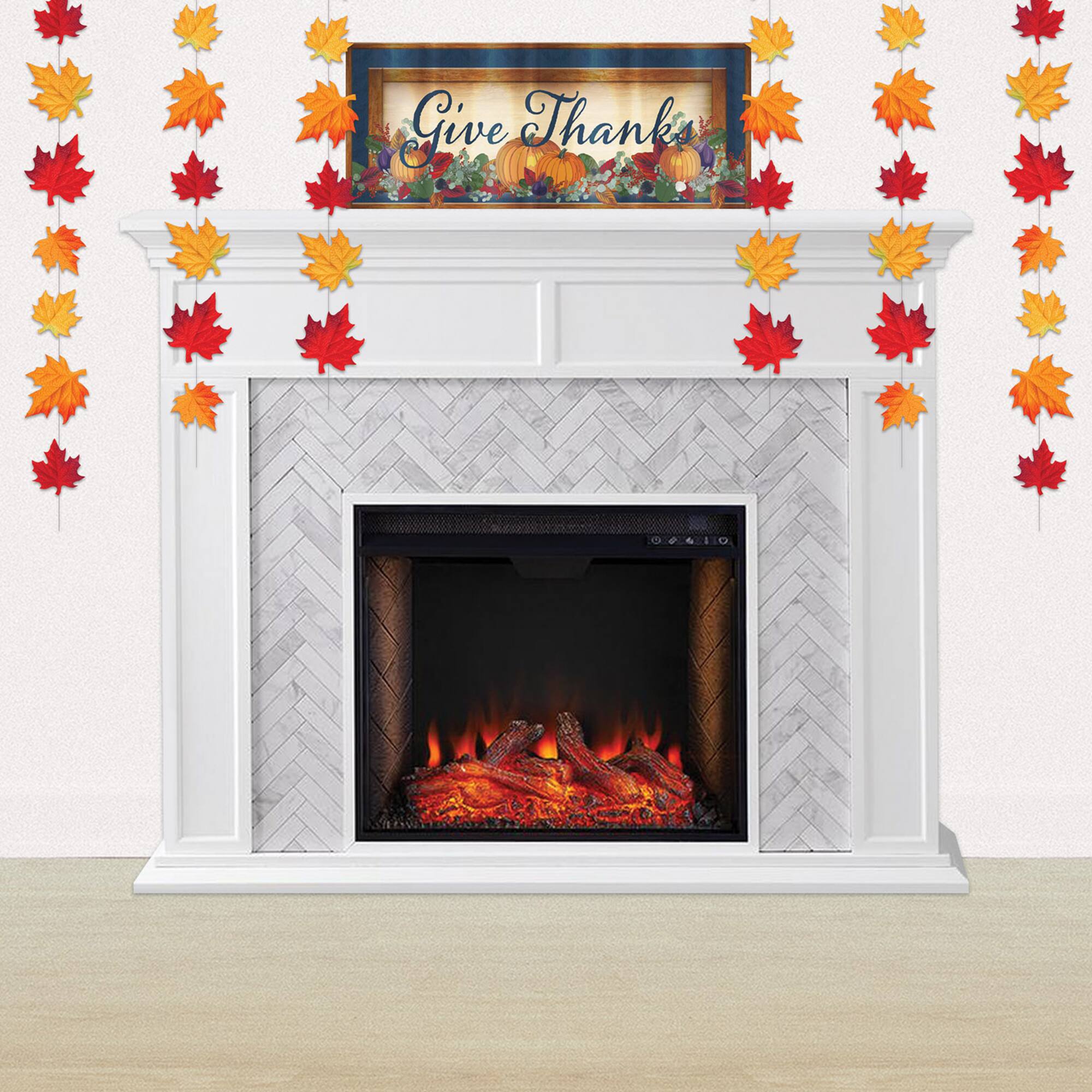 Beistle 10ft. Deluxe Fabric Autumn Leaves Stringers, 3ct.